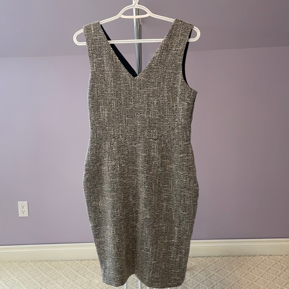 Banana Republic blue & white tweed dress, size 4 - Picture 1 of 6